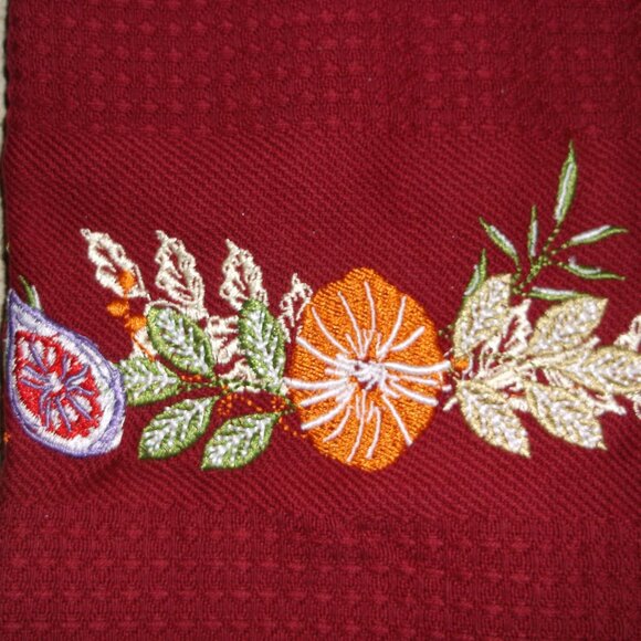 NWT Fall Tea Light Candle Set + Autumn Harvest Kitchen Towel Bundle - Picture 10 of 12